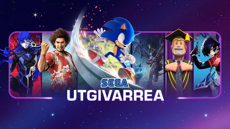 Sega har Utgivarrea på Steam