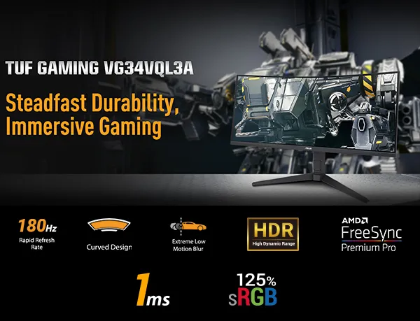 ASUS TUF Gaming VG34VQL3A